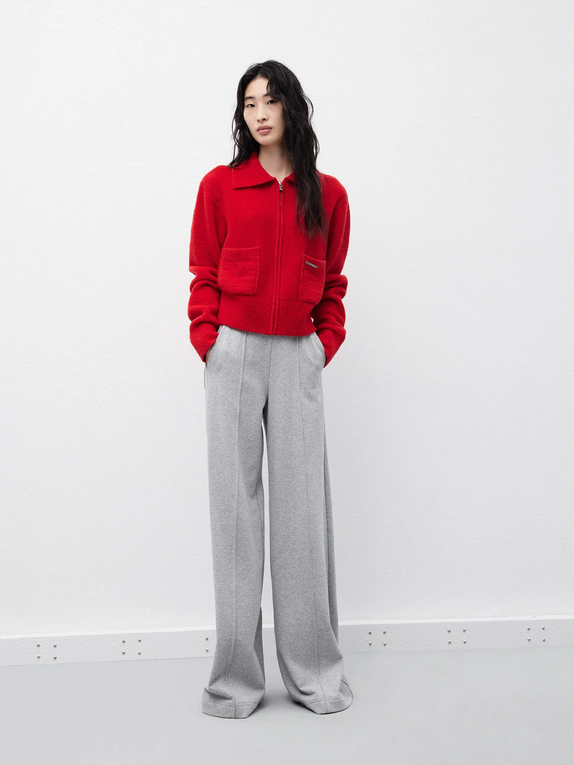 Drawstring Casual Trousers in Cotton