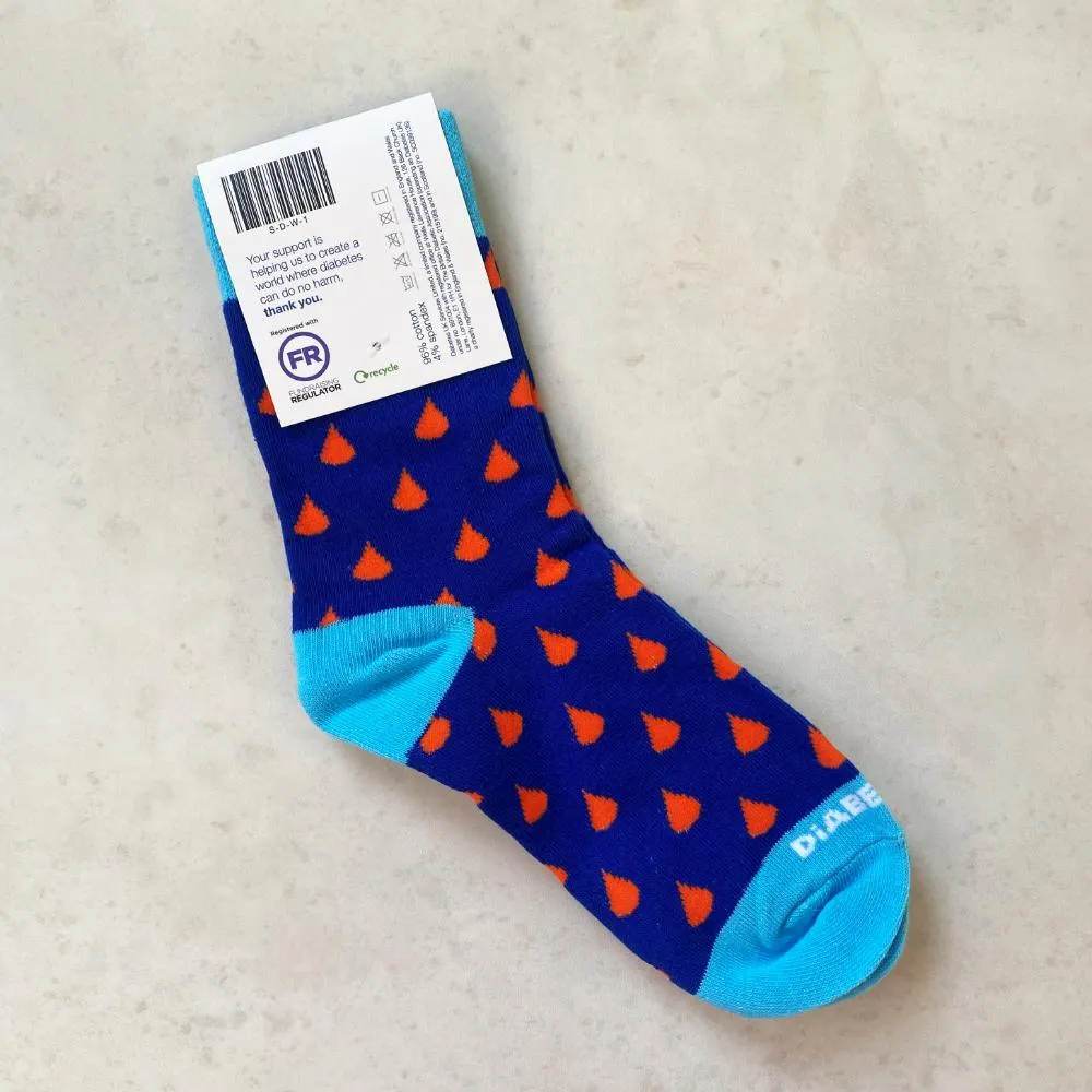 Droplet Diabetes UK Socks (INT)