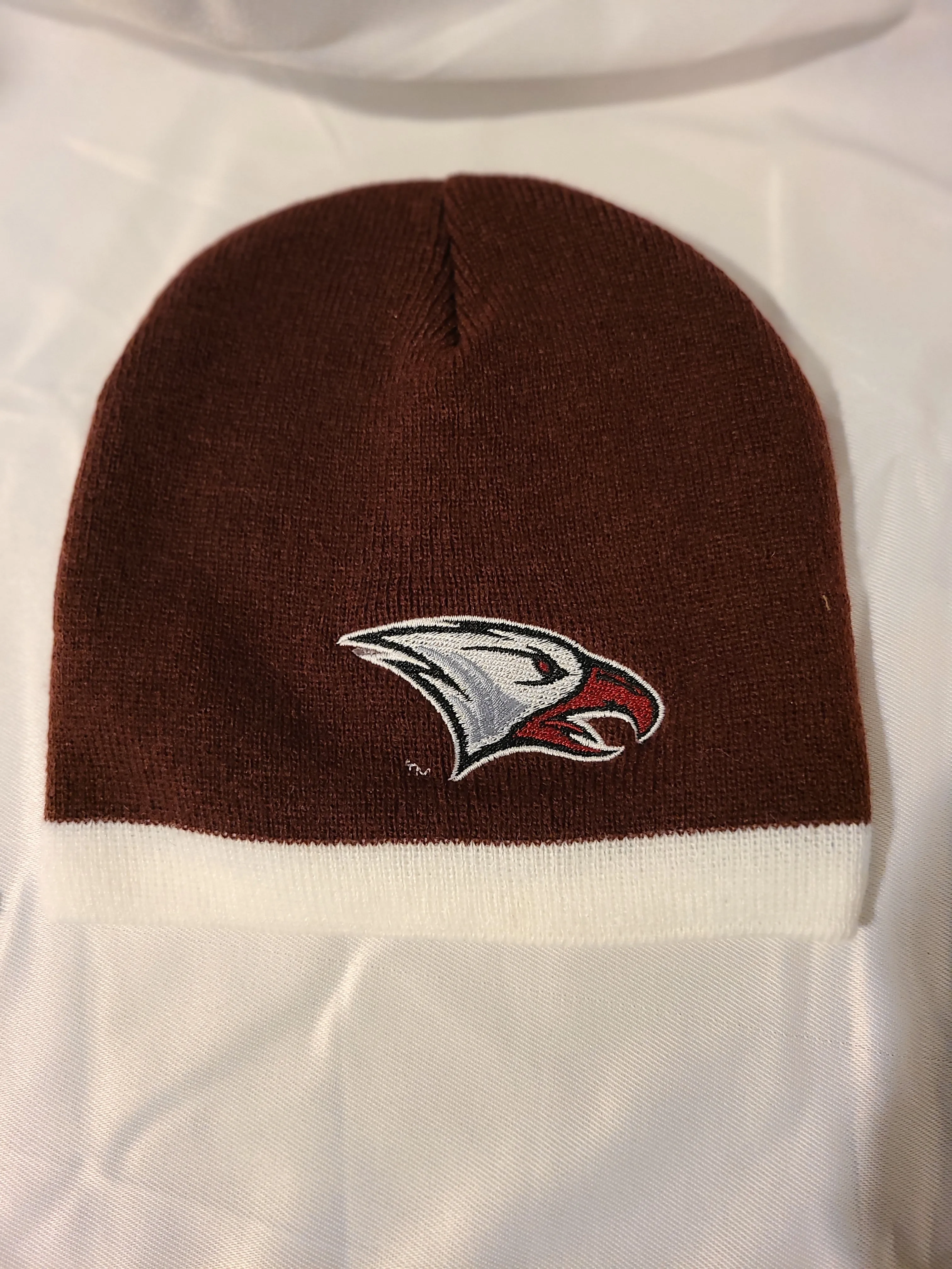 Embroidered NCCU Stripe Beanie