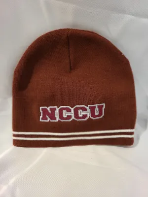 Embroidered NCCU Stripe Beanie