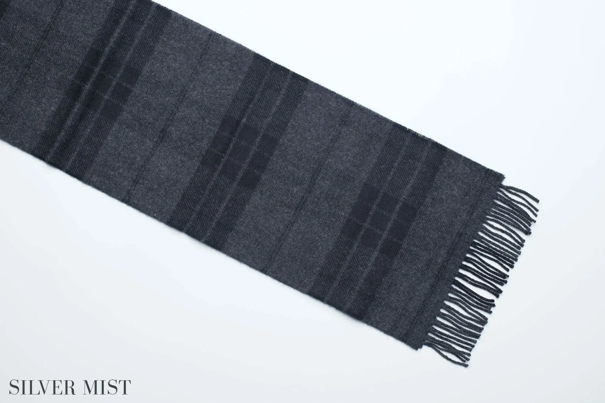 Exclusive Mist Range Lambswool Tartan Scarf