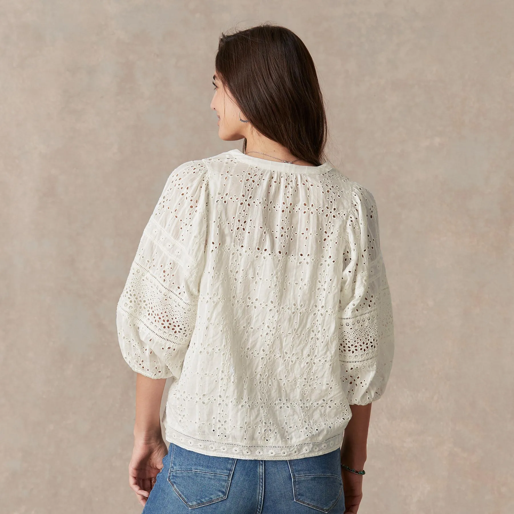 Eyelet Symphony Top