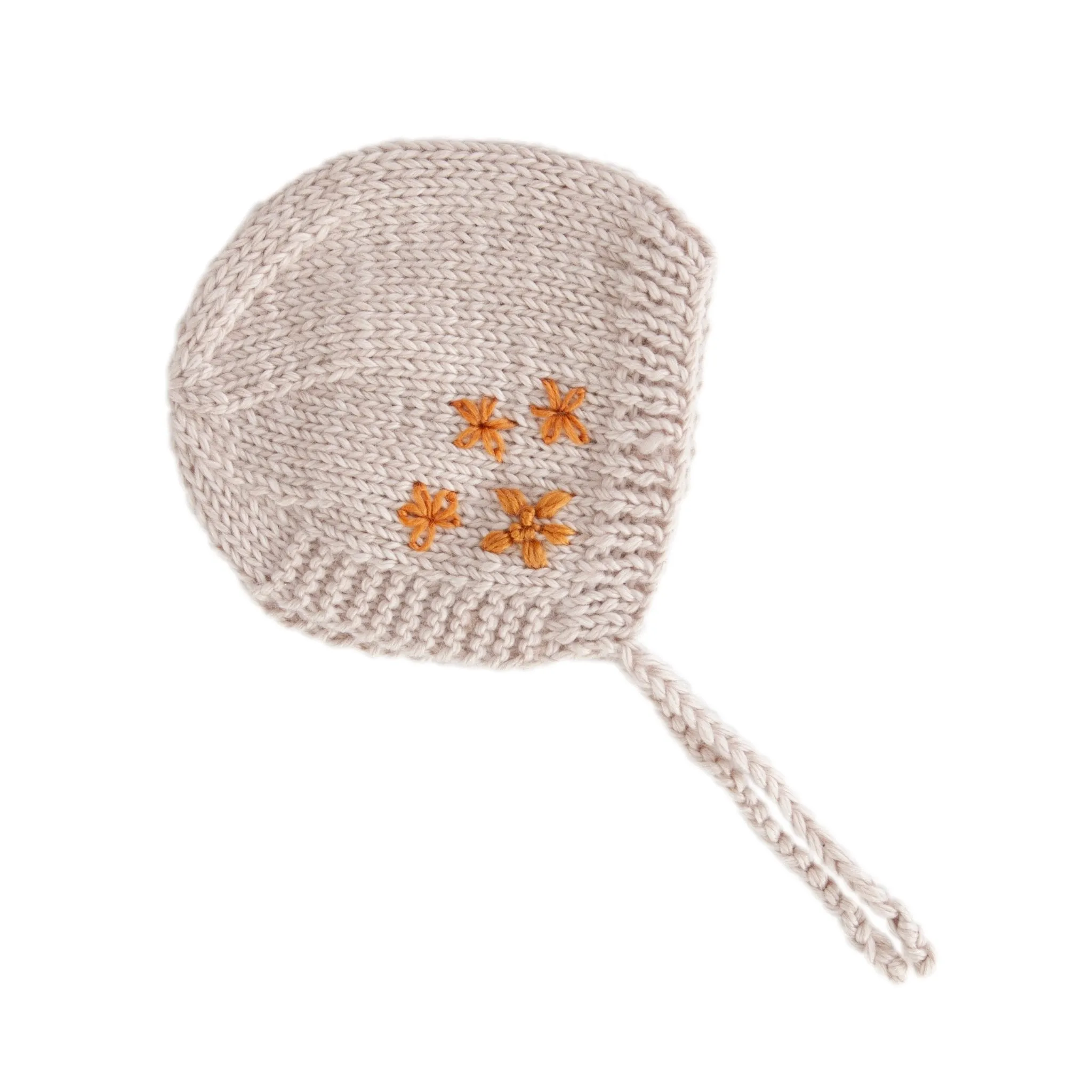 Flowers Bonnet Oatmeal