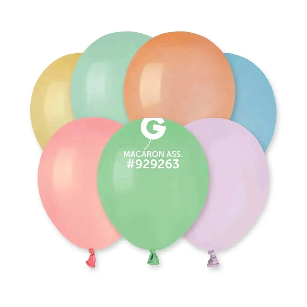 Gemar - 5" Macaron Assortment Latex Balloons #929263 (100pcs)