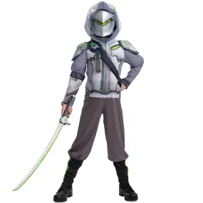 Genji Deluxe Muscle Overwatch 2 Child Costume