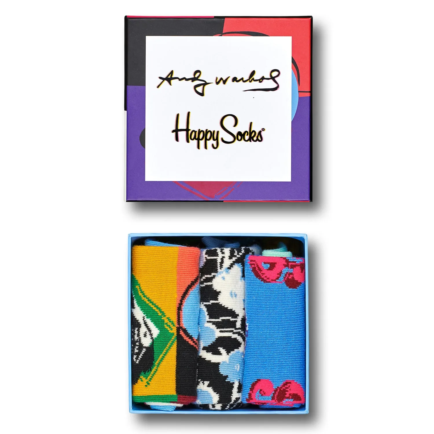 Happy Socks x Andy Warhol Women's Gift Box - 3 Pack