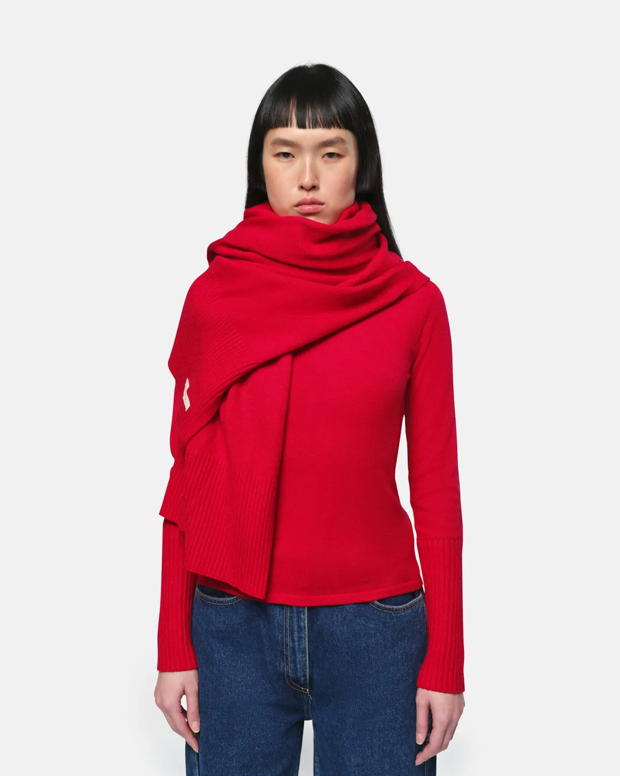 Harris Rouge Scarf