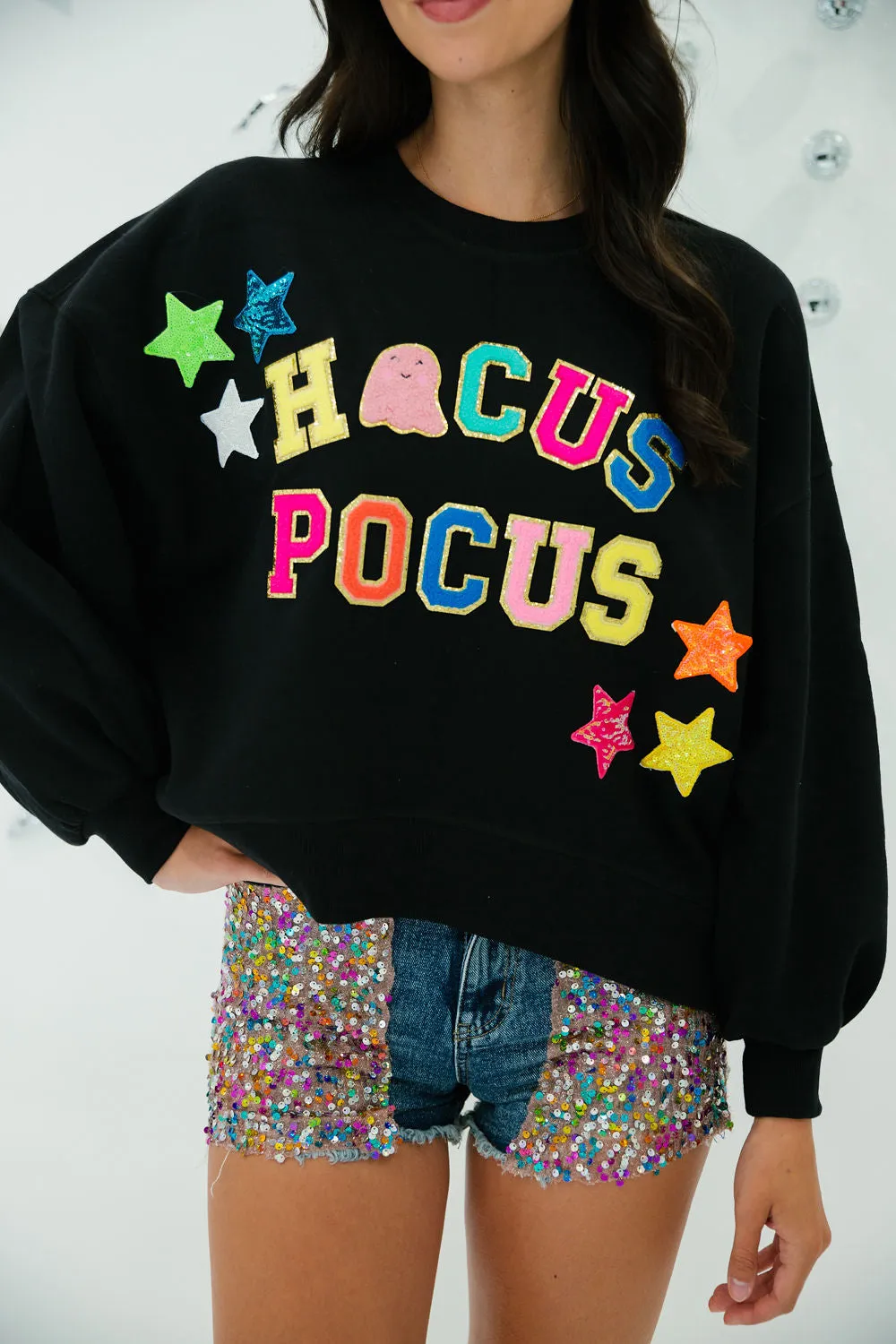 HOCUS POCUS BLACK PULLOVER