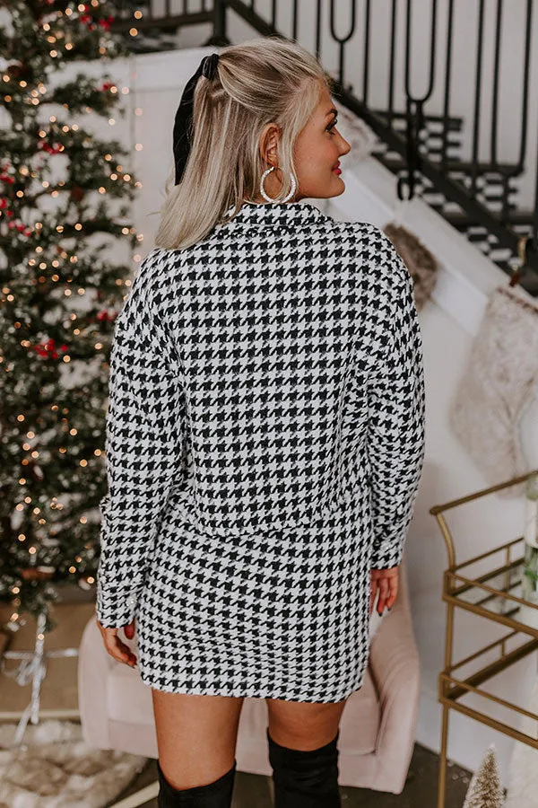 Holiday In The City Houndstooth Jacket