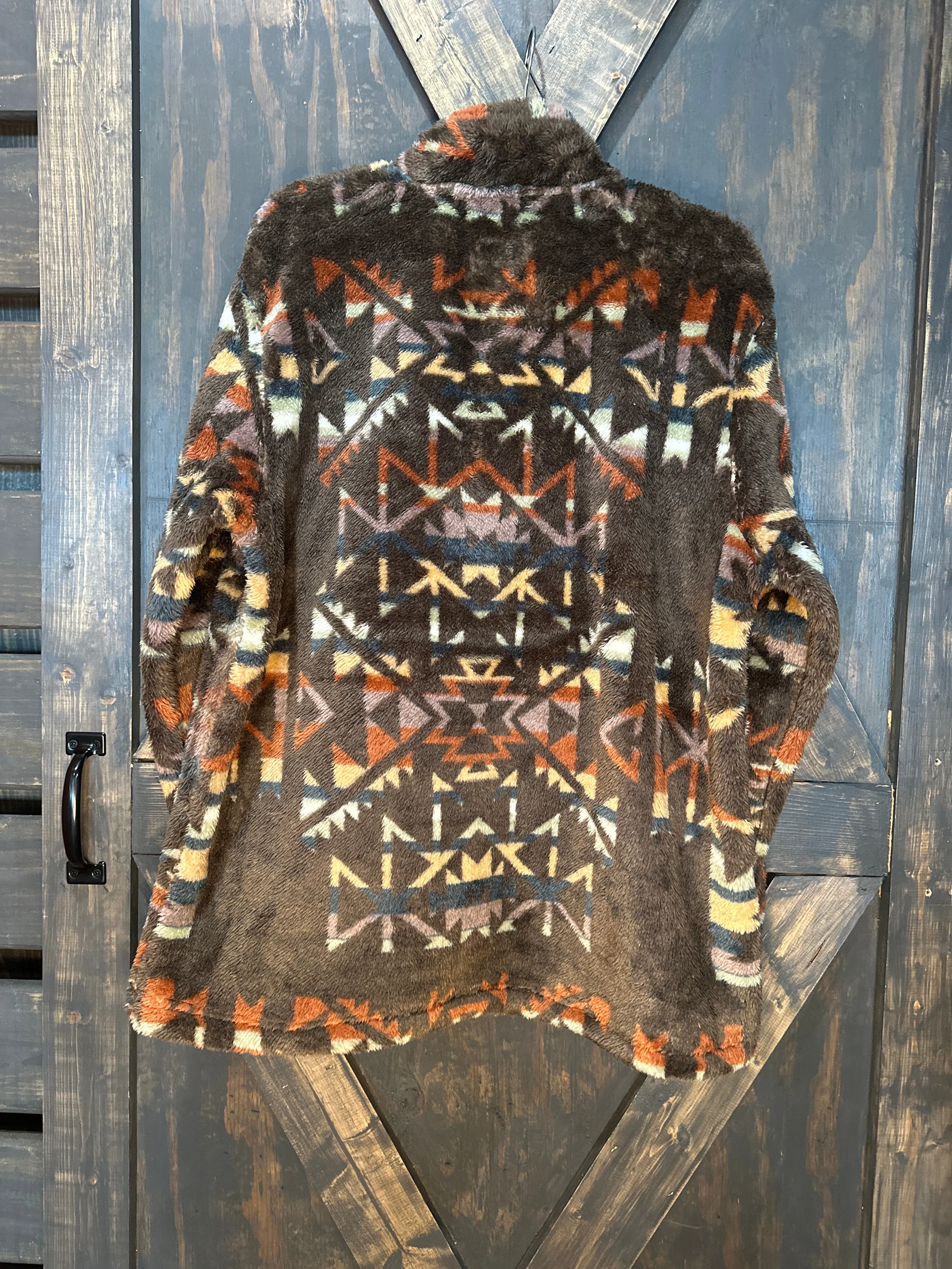 Hooey Mens Aztec Brown Fleece