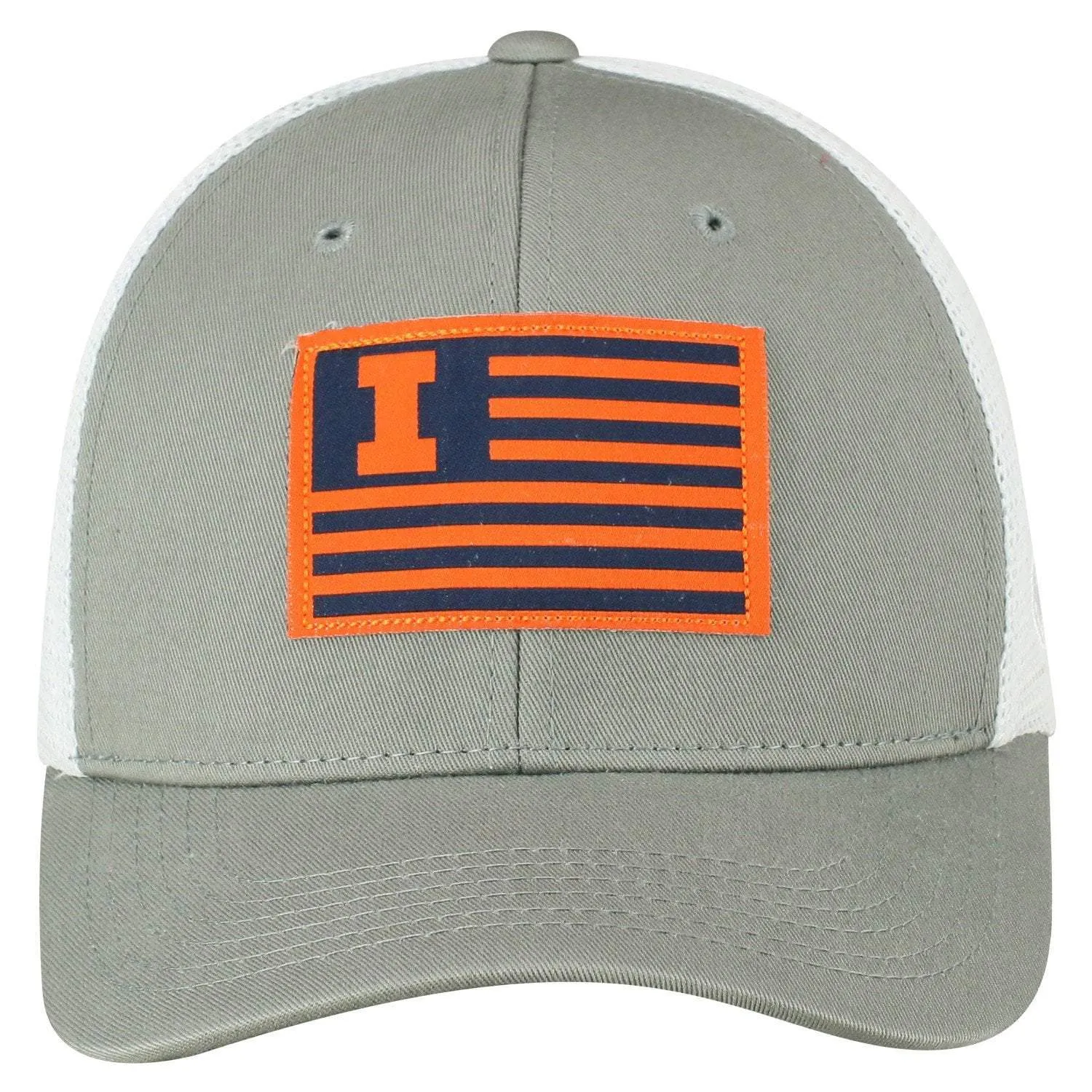 Illinois Fighting Illumni TOW Gray "Brave" Mesh Structured Adj. Hat Cap