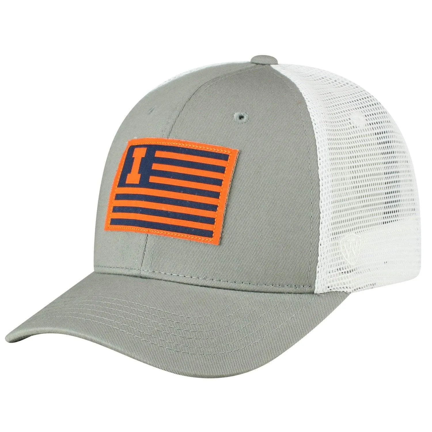 Illinois Fighting Illumni TOW Gray "Brave" Mesh Structured Adj. Hat Cap