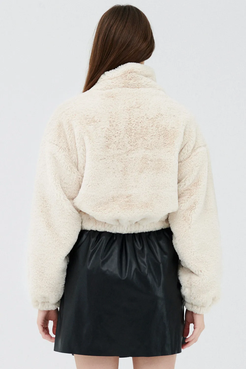 Iris Faux Fur Bomber Jacket