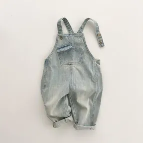 Kids' Retro Soft One-Piece Jeans Perfect for Boys and Girls of All Ages