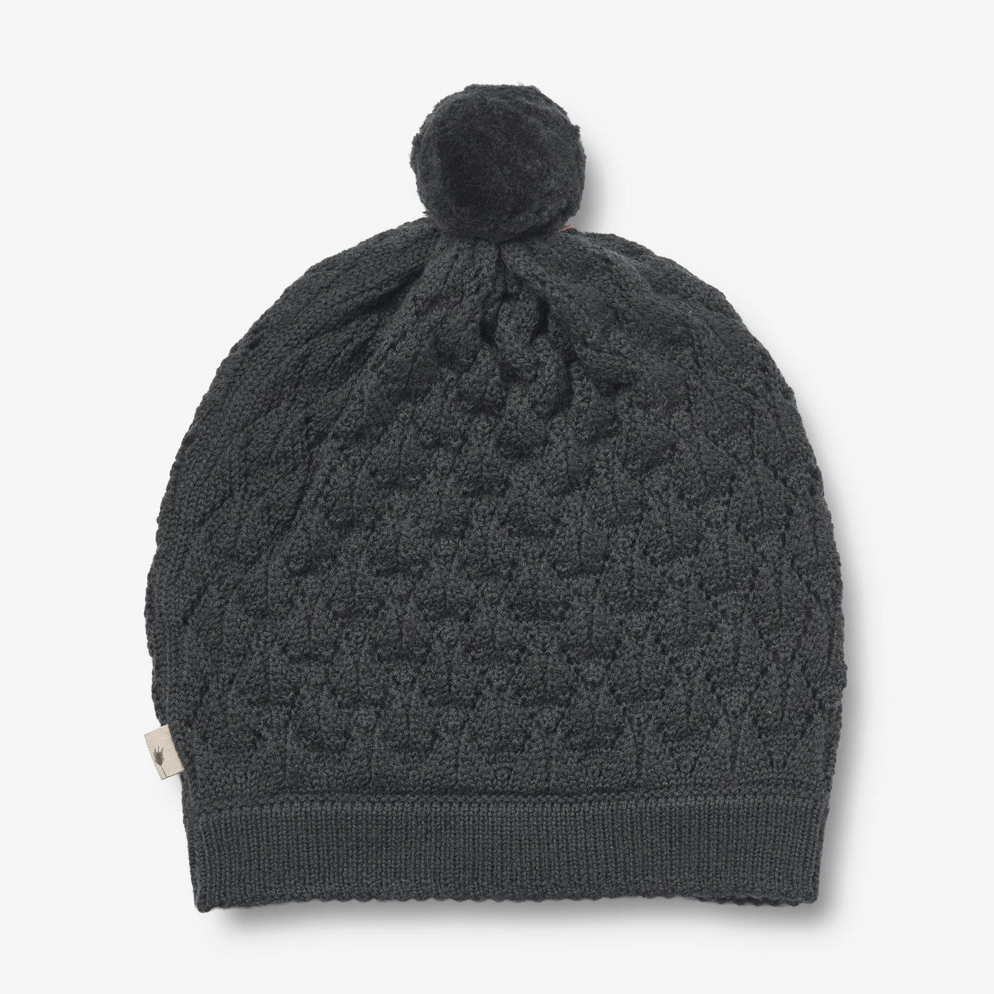 Knitted Hat Ezel - black coal