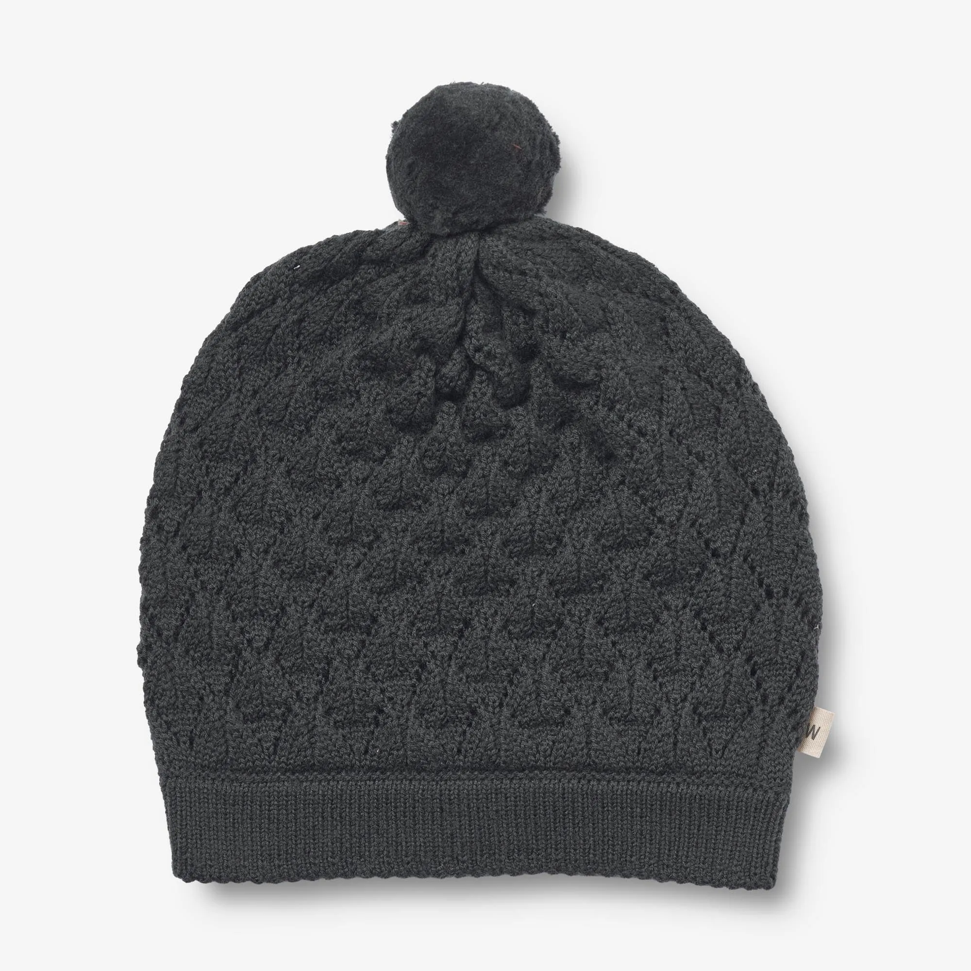 Knitted Hat Ezel - black coal