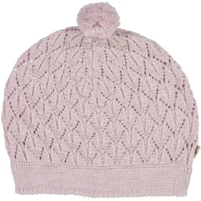 Knitted Hat Ezel - dark powder