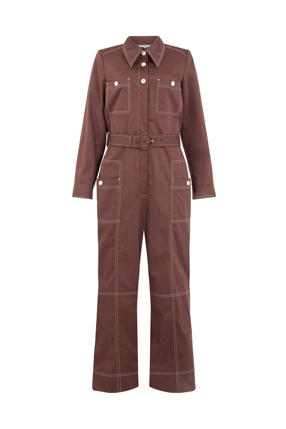 Laurie Jumpsuit Maroon