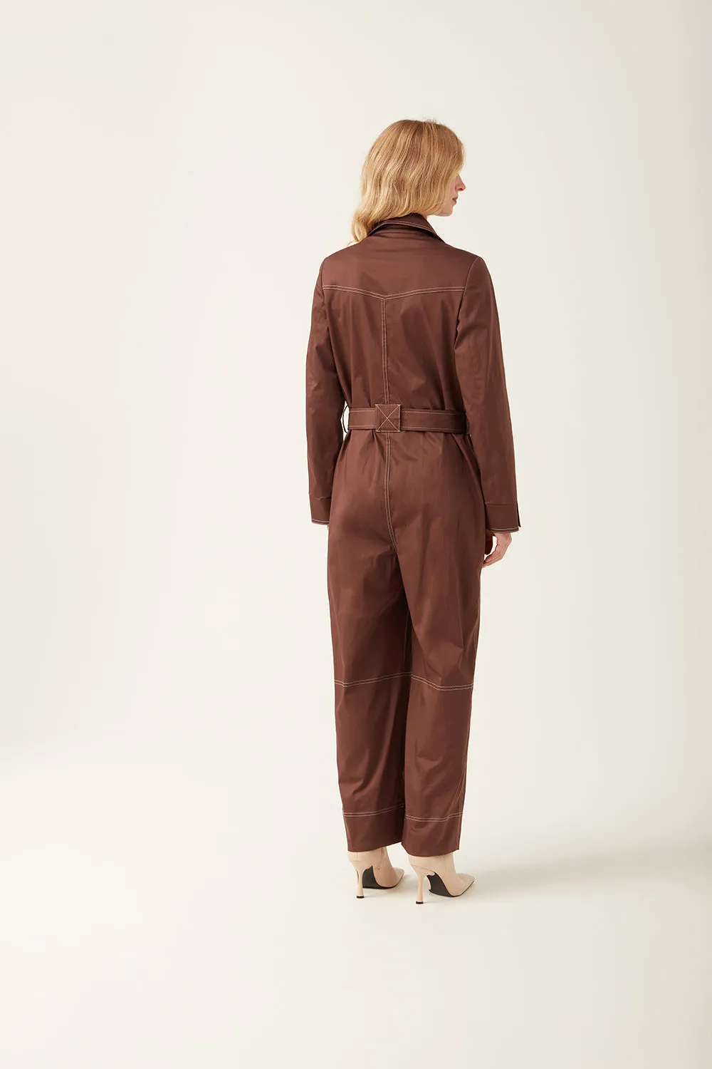 Laurie Jumpsuit Maroon