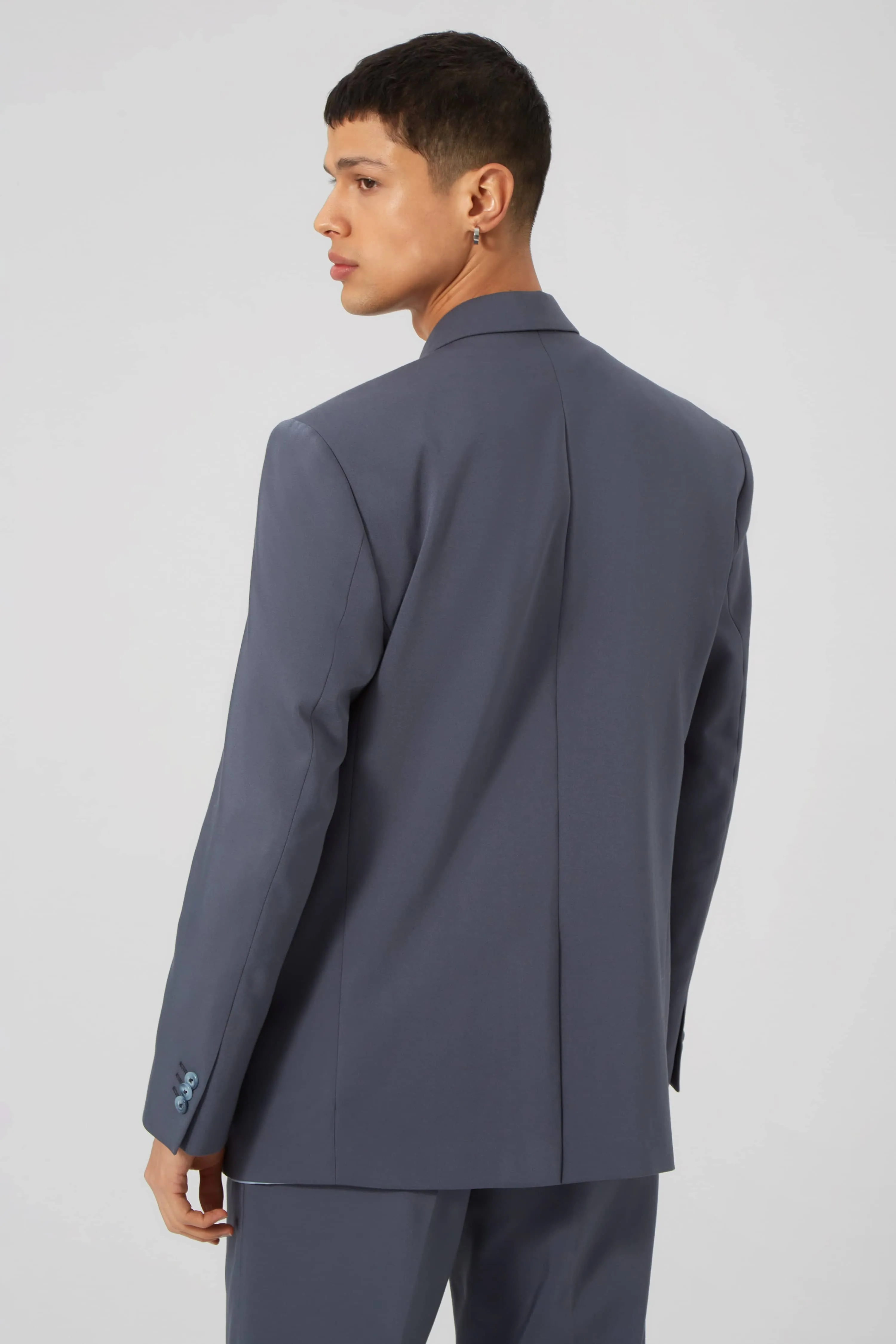 Lavoir Oversized Blue Cotton Jacket - ARCHIVE