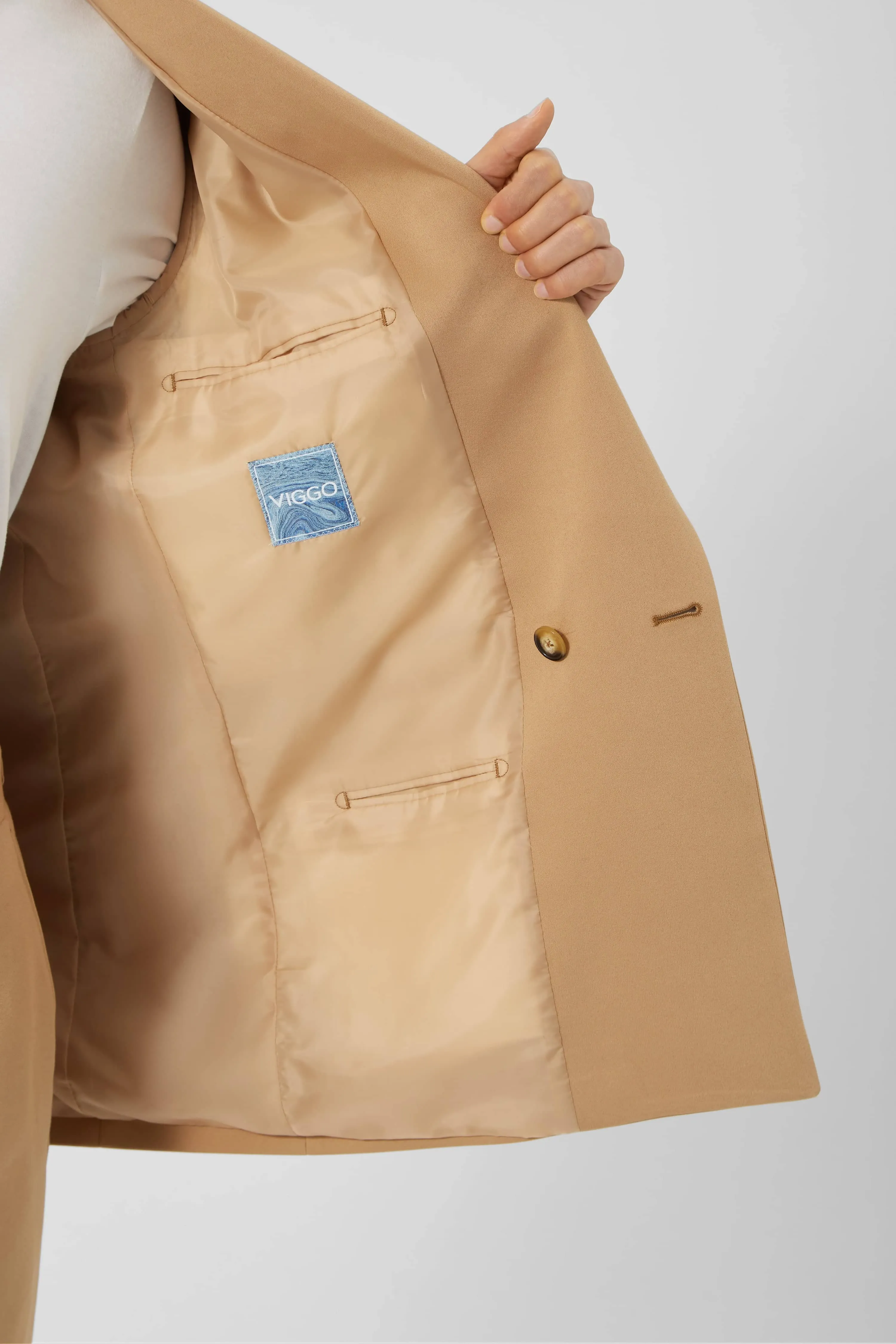 Lavoir Oversized Brown Cotton Jacket - ARCHIVE