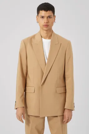 Lavoir Oversized Brown Cotton Jacket - ARCHIVE