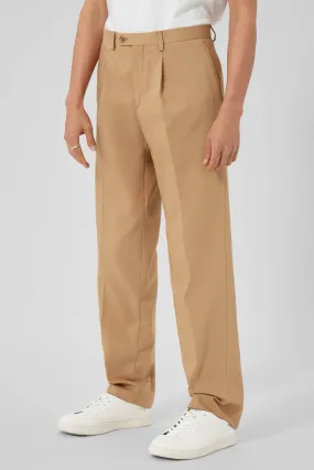 Lavoir Oversized Brown Cotton Trousers - ARCHIVE