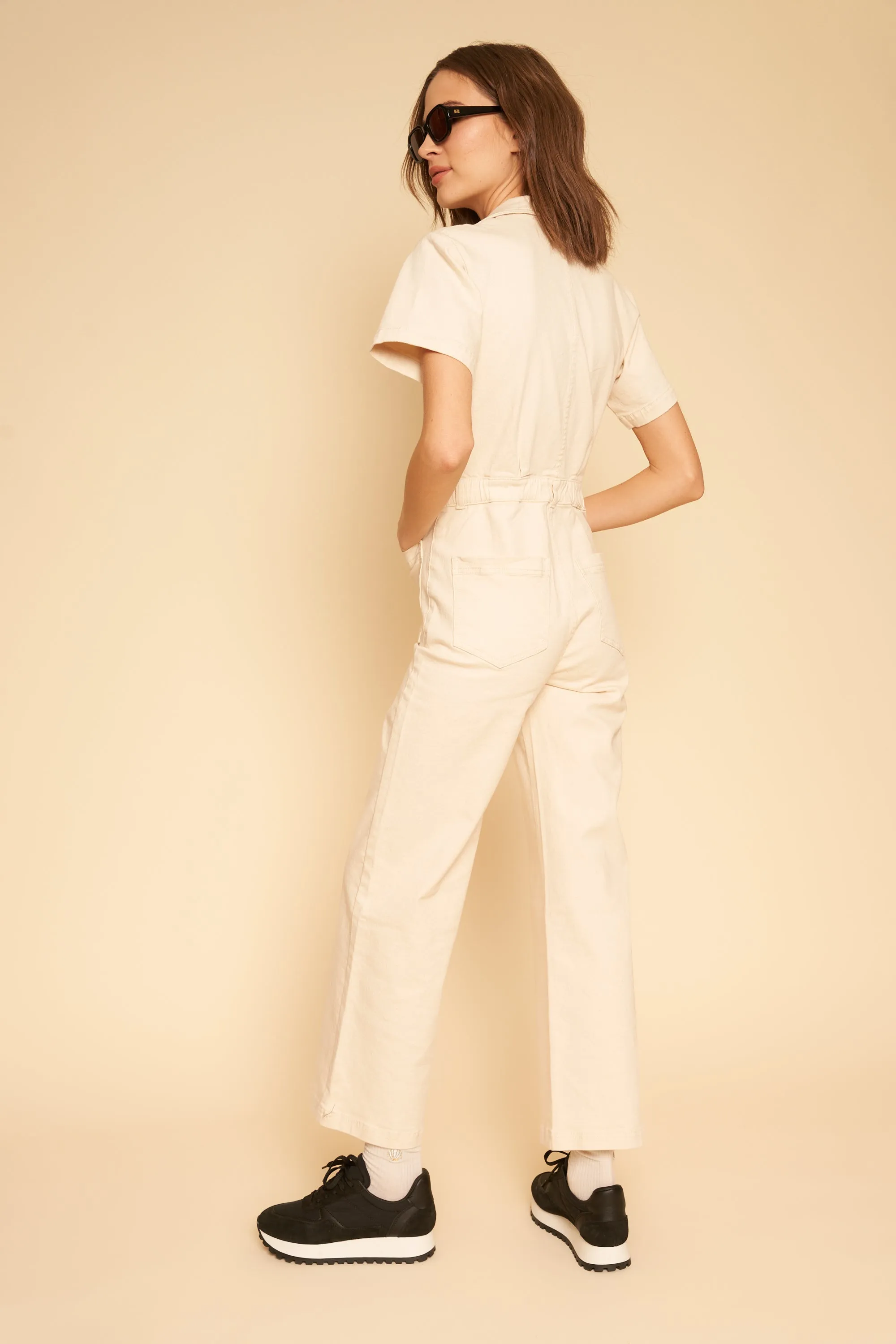 Logan Jumpsuit in Natural