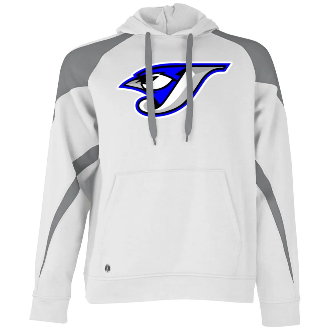 Logo 229546 Athletic Colorblock Fleece Hoodie