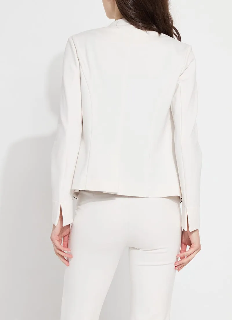 Lucia Collarless Ponte Blazer