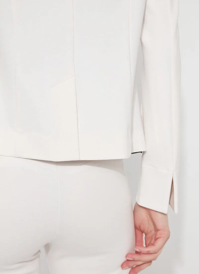 Lucia Collarless Ponte Blazer