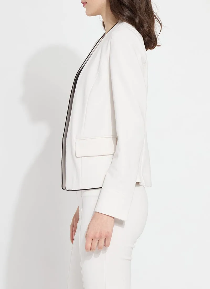 Lucia Collarless Ponte Blazer