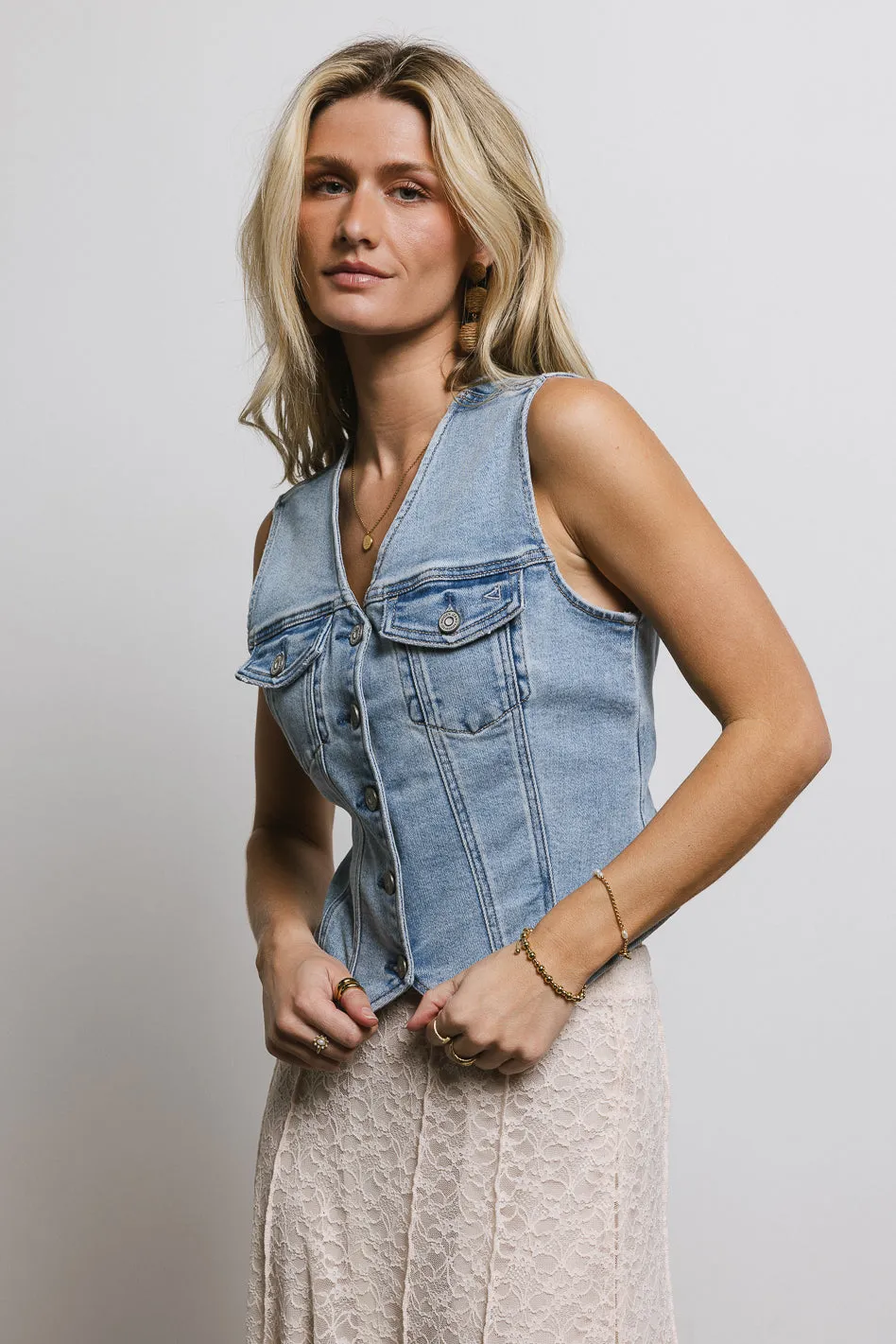 Mabel Denim Vest