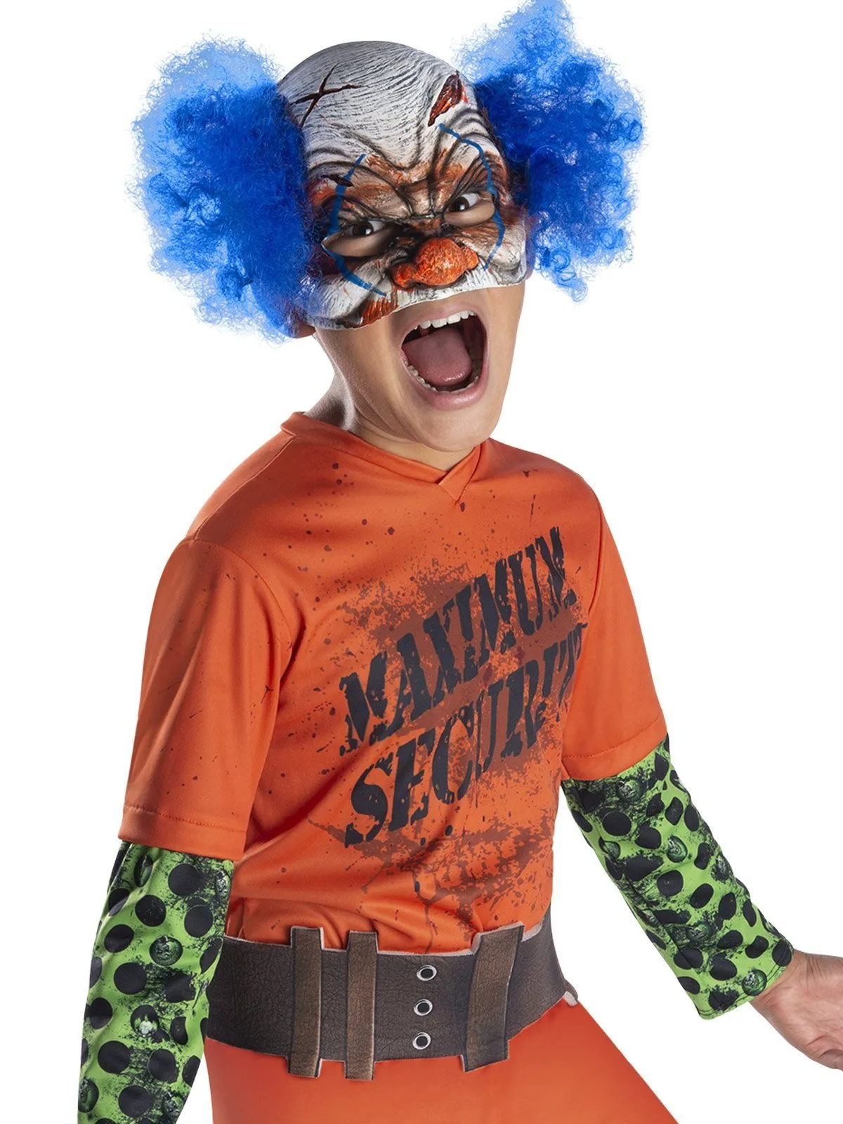 Maximum Security Clown Costume for Kids