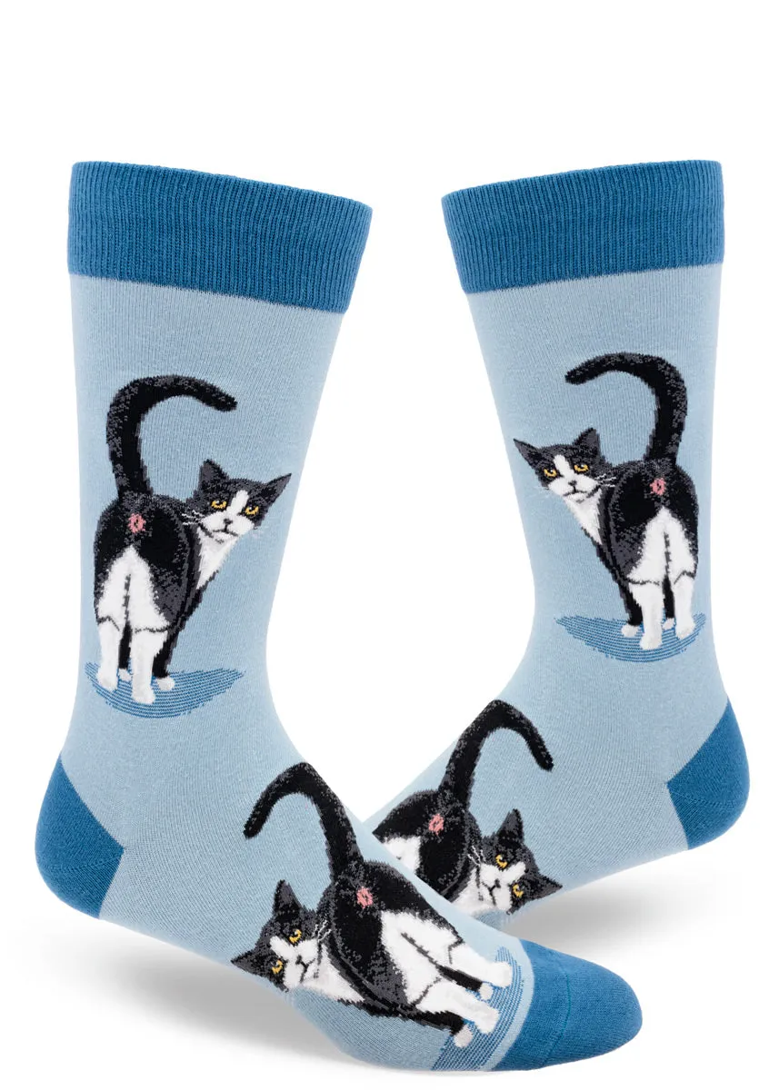 Men's Tuxedo Cat Butt Socks