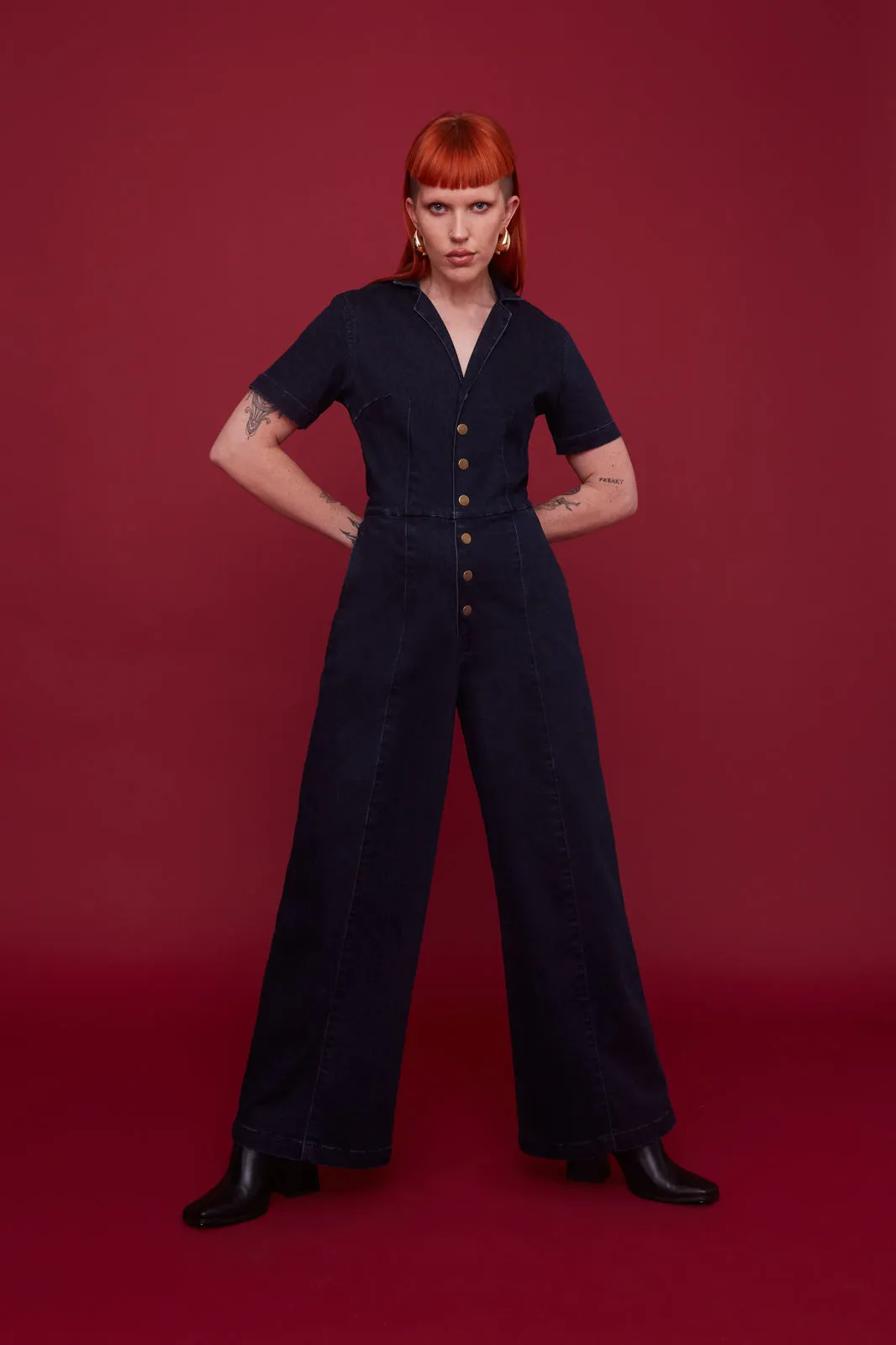 Midnight Denim Jumpsuit (Re-Mixed)