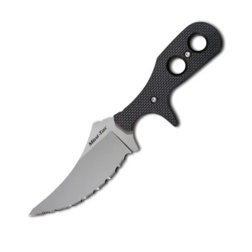 Mini Tac Skinner Serrated Fixed Blade