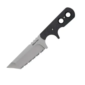 Mini Tac Tanto Serrated Edge Fixed Blade