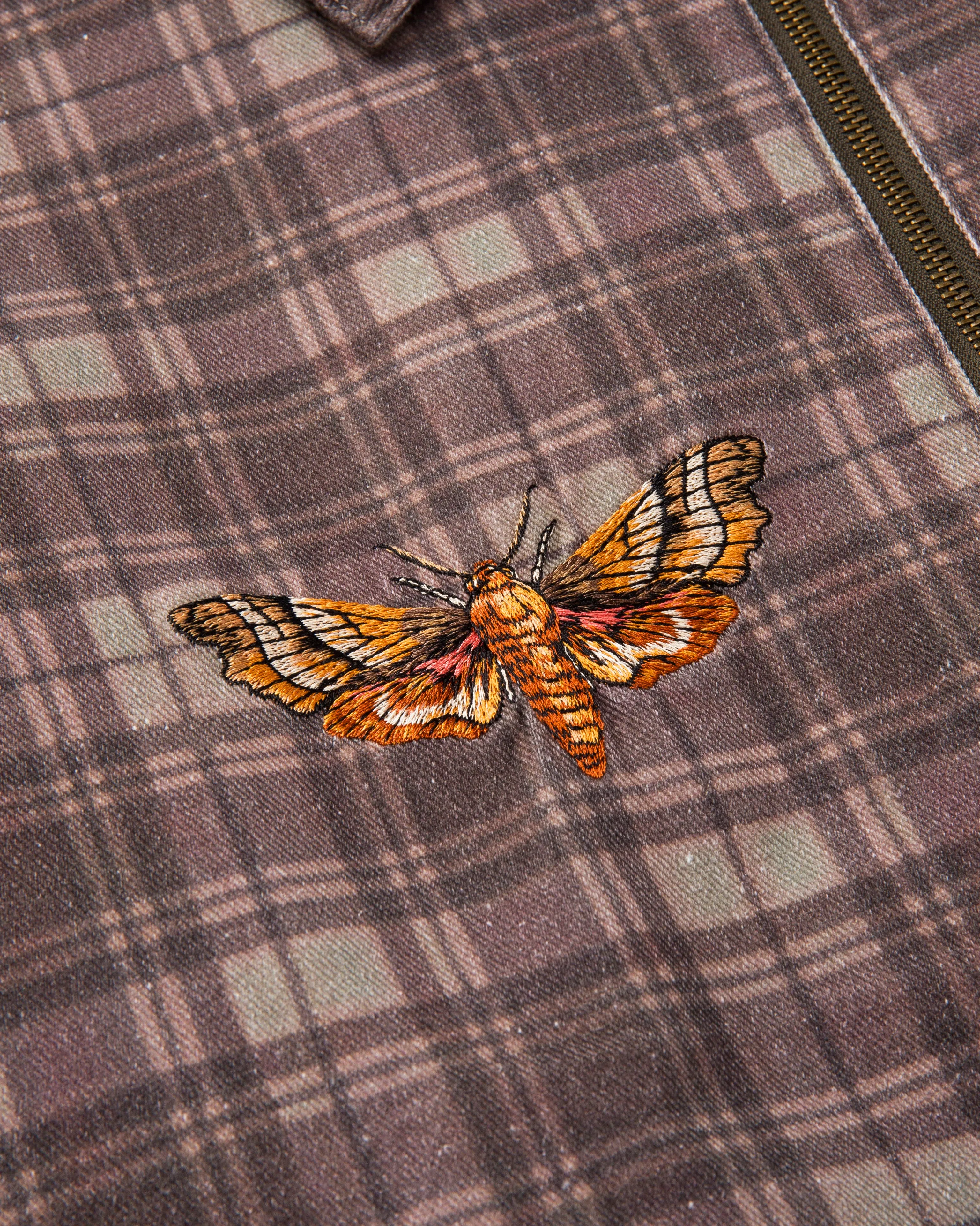 MOTH PLAID WORK JACKET