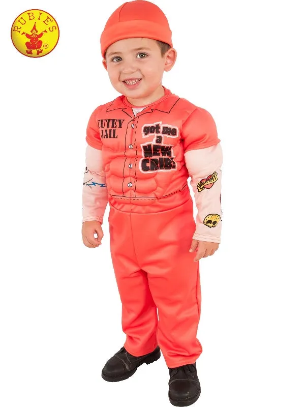 MUSCLE MAN PRISONER DELUXE COSTUME, CHILD