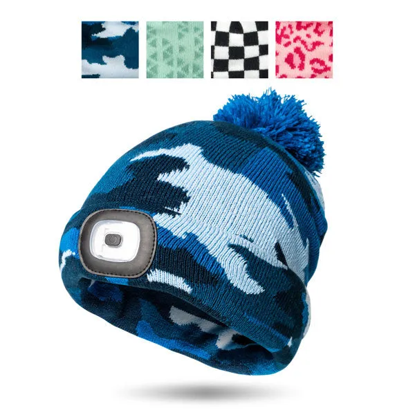 Night Owl Kid’s Hide & Seek Rechargeable LED Beanie by Night Scope®