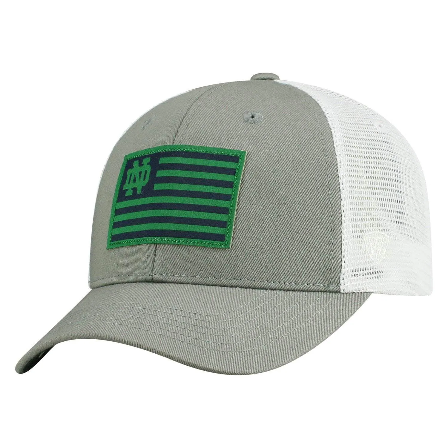 Notre Dame Fighting Irish TOW Gray "Brave" Mesh Structured Adj. Hat Cap