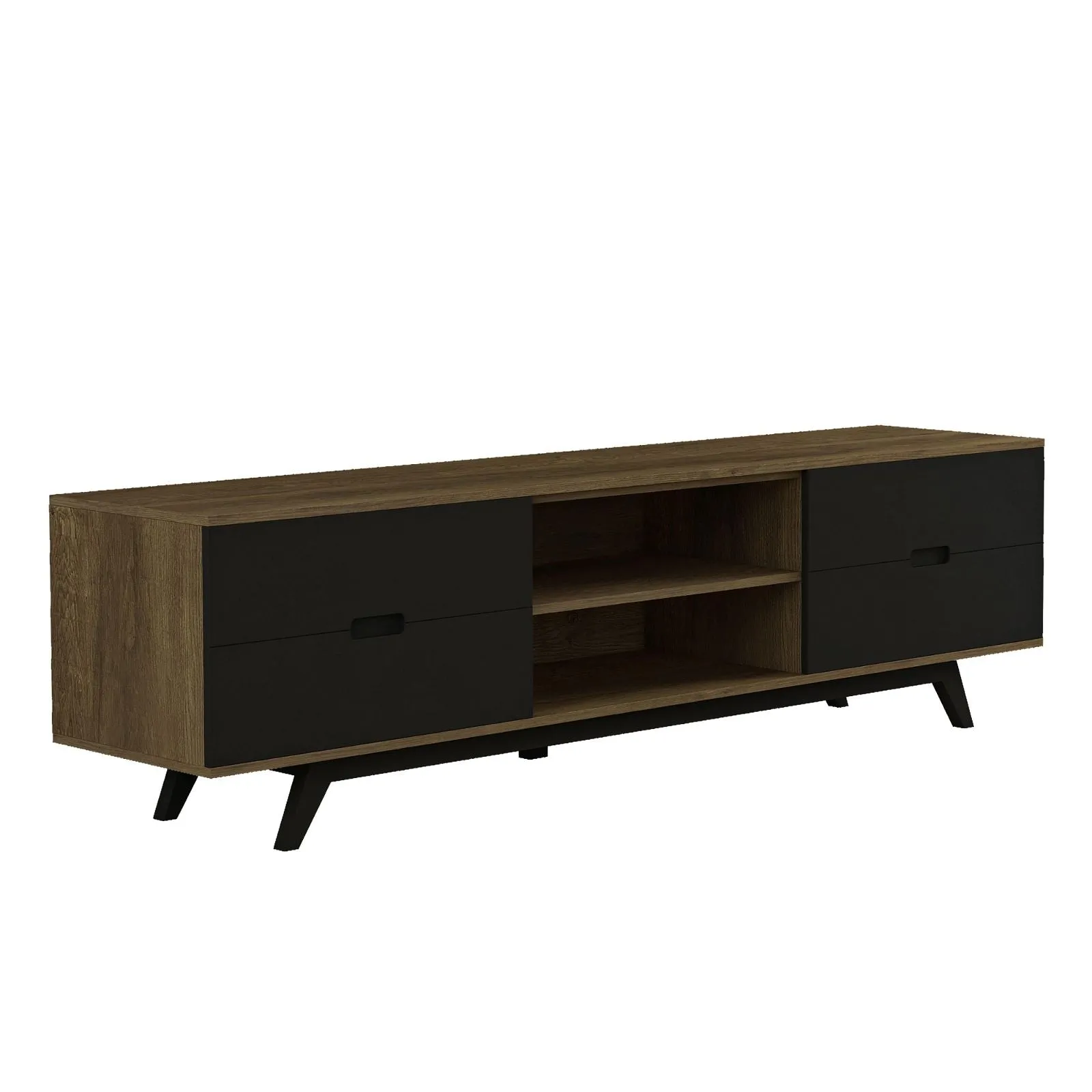 NOVA 1800 Entertainment Unit Dark Oak by Tauris