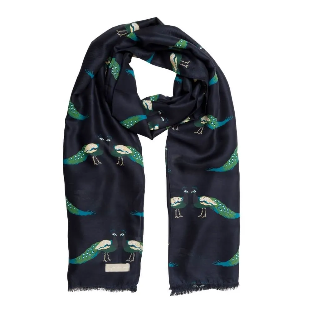 Peacocks Printed Scarf