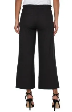 Piper Pull On Tie Waist Wide Leg Crop