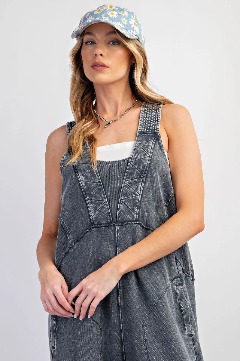 Piper Terry Cloth Jumpsuit - Grey