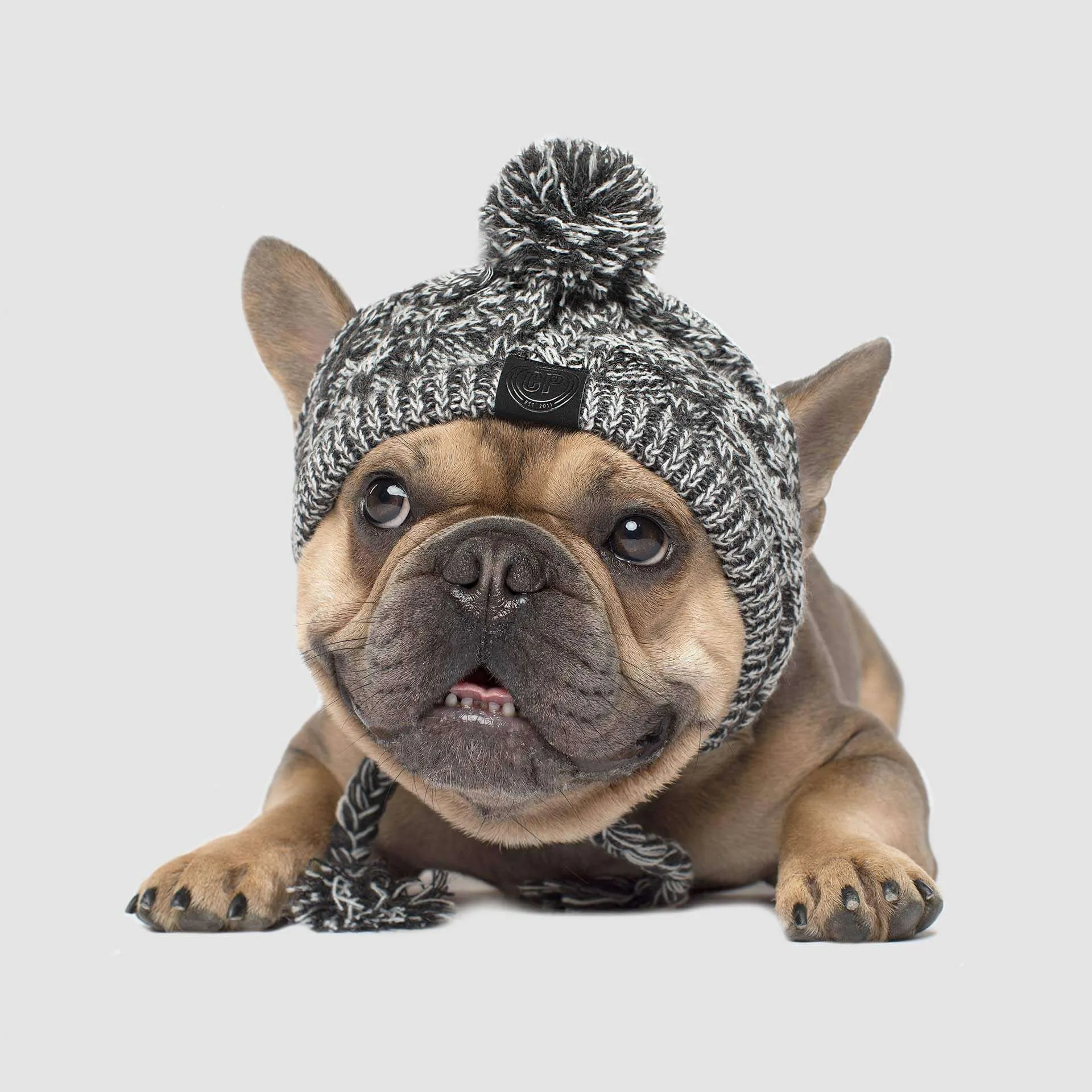 Polar Pom Pom Hat in Charcoal (FINAL SALE)