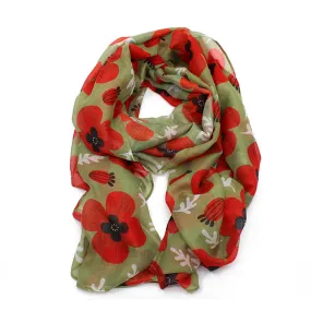 Poppy Scarf - Sage