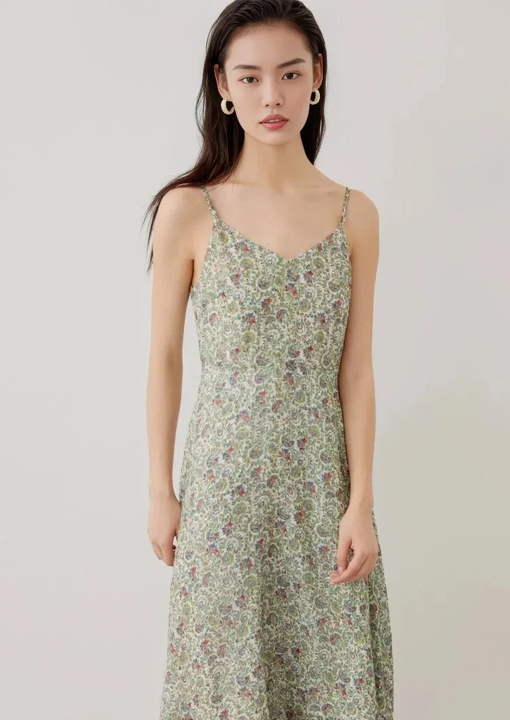 PRINTED CAMISOLE DRESS