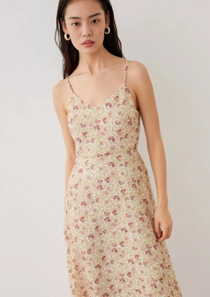 PRINTED CAMISOLE DRESS